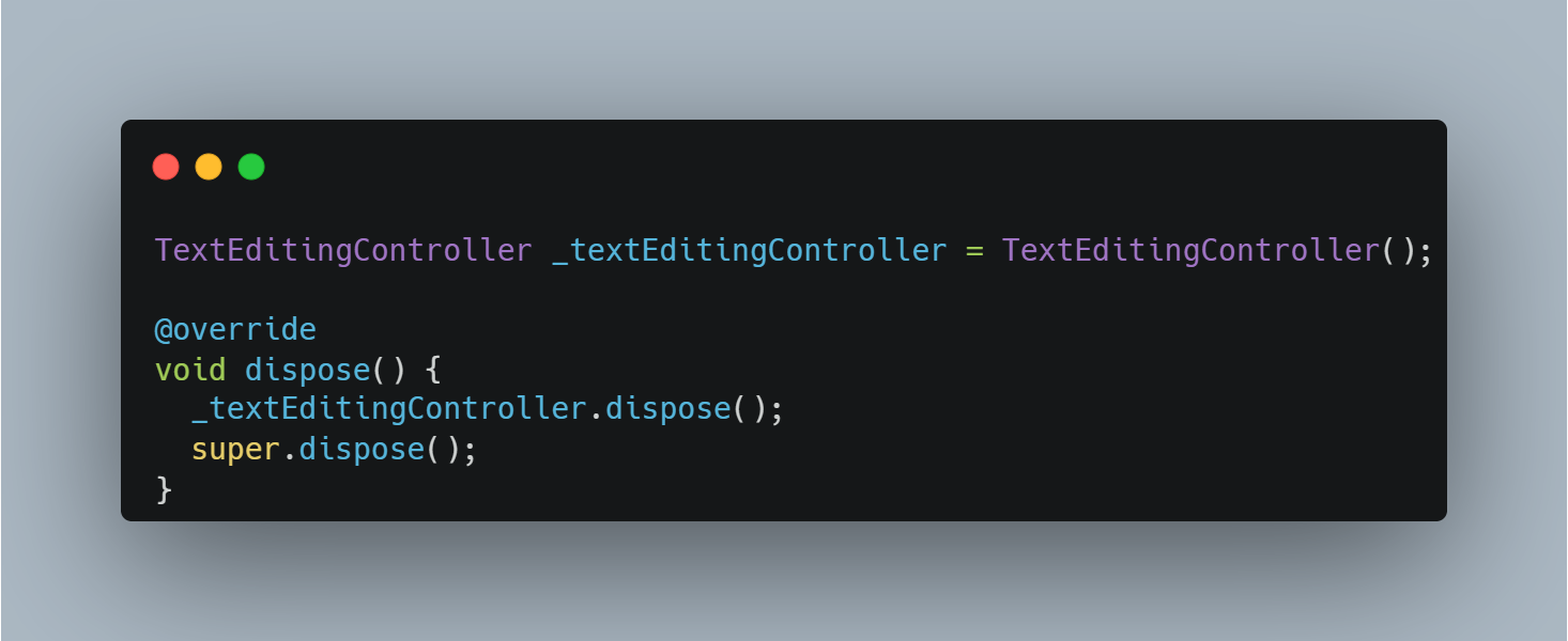  Kode Program: Penambahan TextEditingController