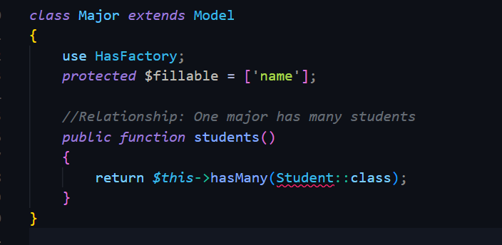Kode Model Major