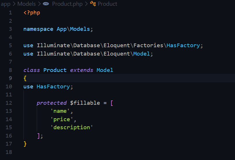 Screenshot Model