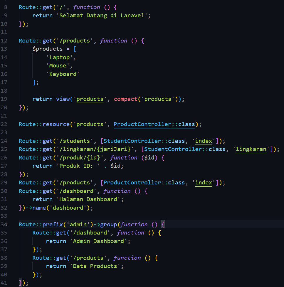 Screenshot Routing